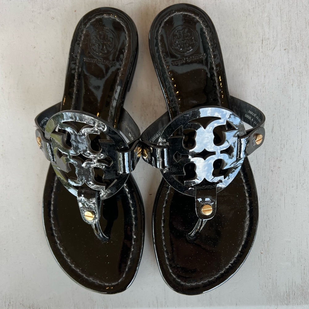 Tory Burch Patent Miller Sandal